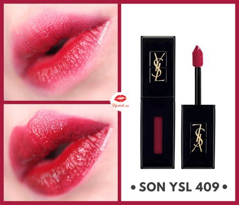 ysl burgundy vibes review 409|best ysl lipstick for face.